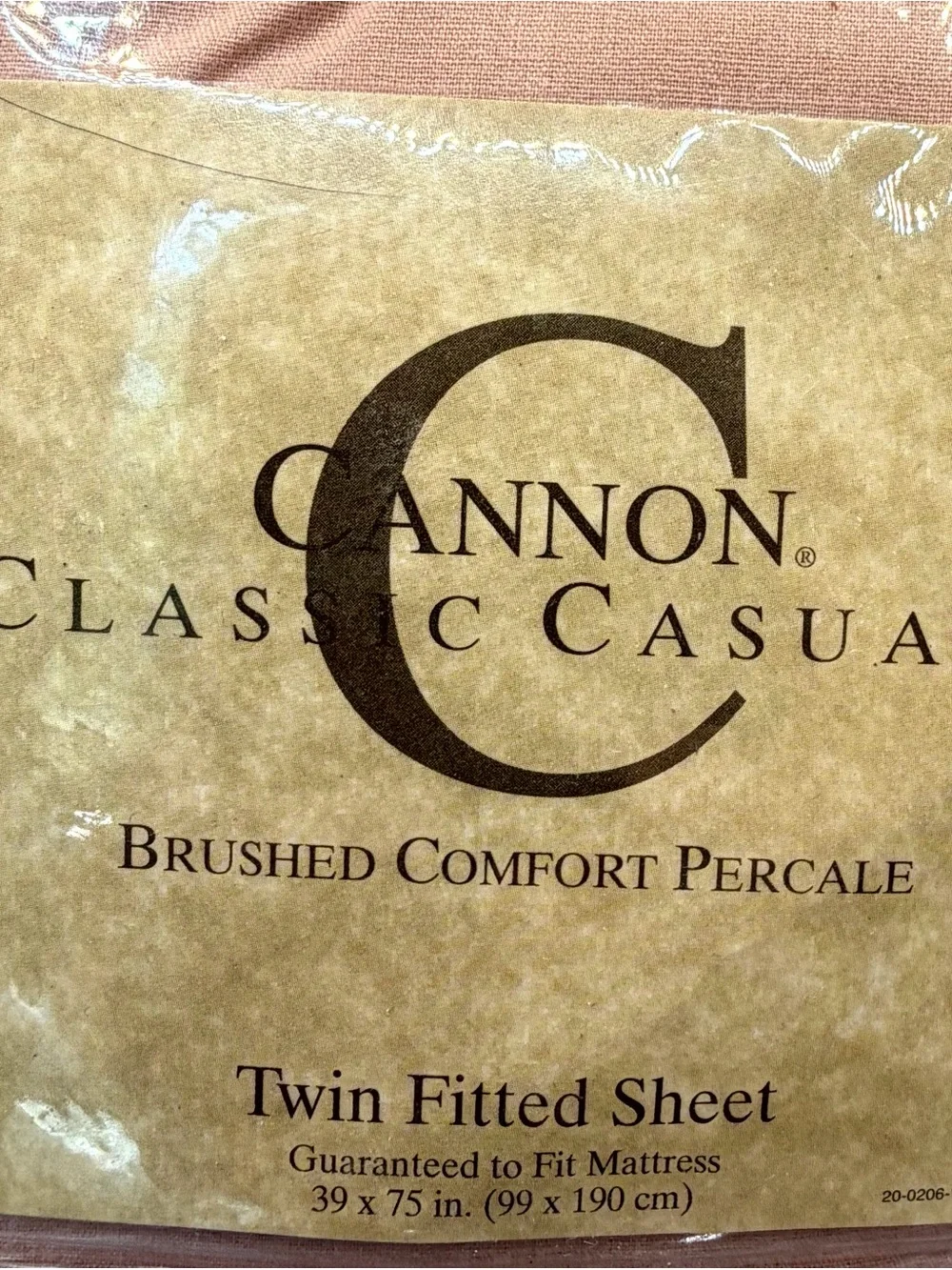 Canon Twin Fitted Sheet - Cinnamon Bark